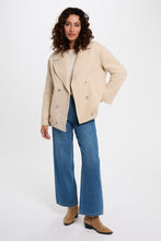 Carregar imagem no visualizador da galeria, Casaco de fazenda oversize beje Morgan