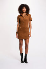 Carregar imagem no visualizador da galeria, Vestido Morgan pele de pêssego camel