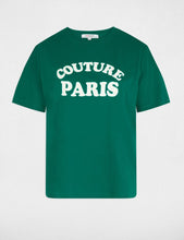 Carregar imagem no visualizador da galeria, T-shirt Morgan verde Paris