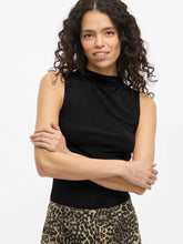 Carregar imagem no visualizador da galeria, Top meia gola preto Vileoa