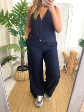 Carregar imagem no visualizador da galeria, Colete azul marinho Naf Naf