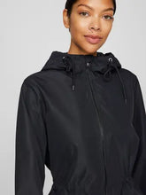 Carregar imagem no visualizador da galeria, Parka preta capuz Vitally