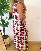 Carregar imagem no visualizador da galeria, Vestido comprido malha fria estampa túlipas