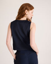 Carregar imagem no visualizador da galeria, Colete azul marinho Naf Naf