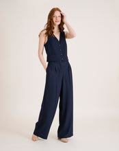 Carregar imagem no visualizador da galeria, Colete azul marinho Naf Naf