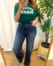 Carregar imagem no visualizador da galeria, T-shirt Morgan verde Paris