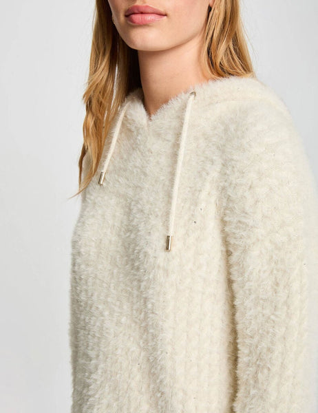 Camisola de pêlo capuz Morgan