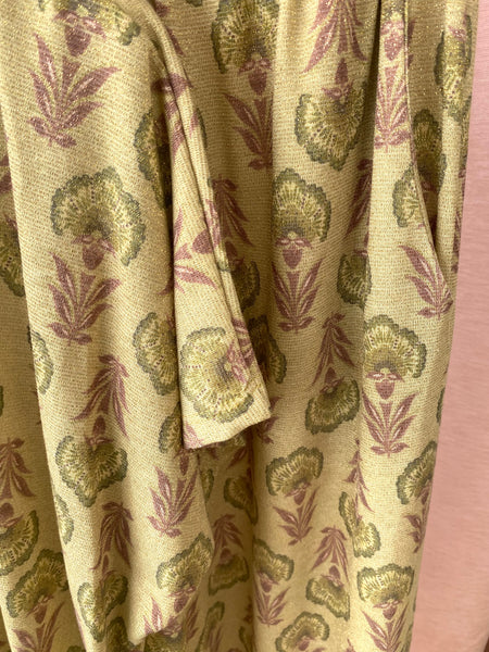 Calças lurex verde