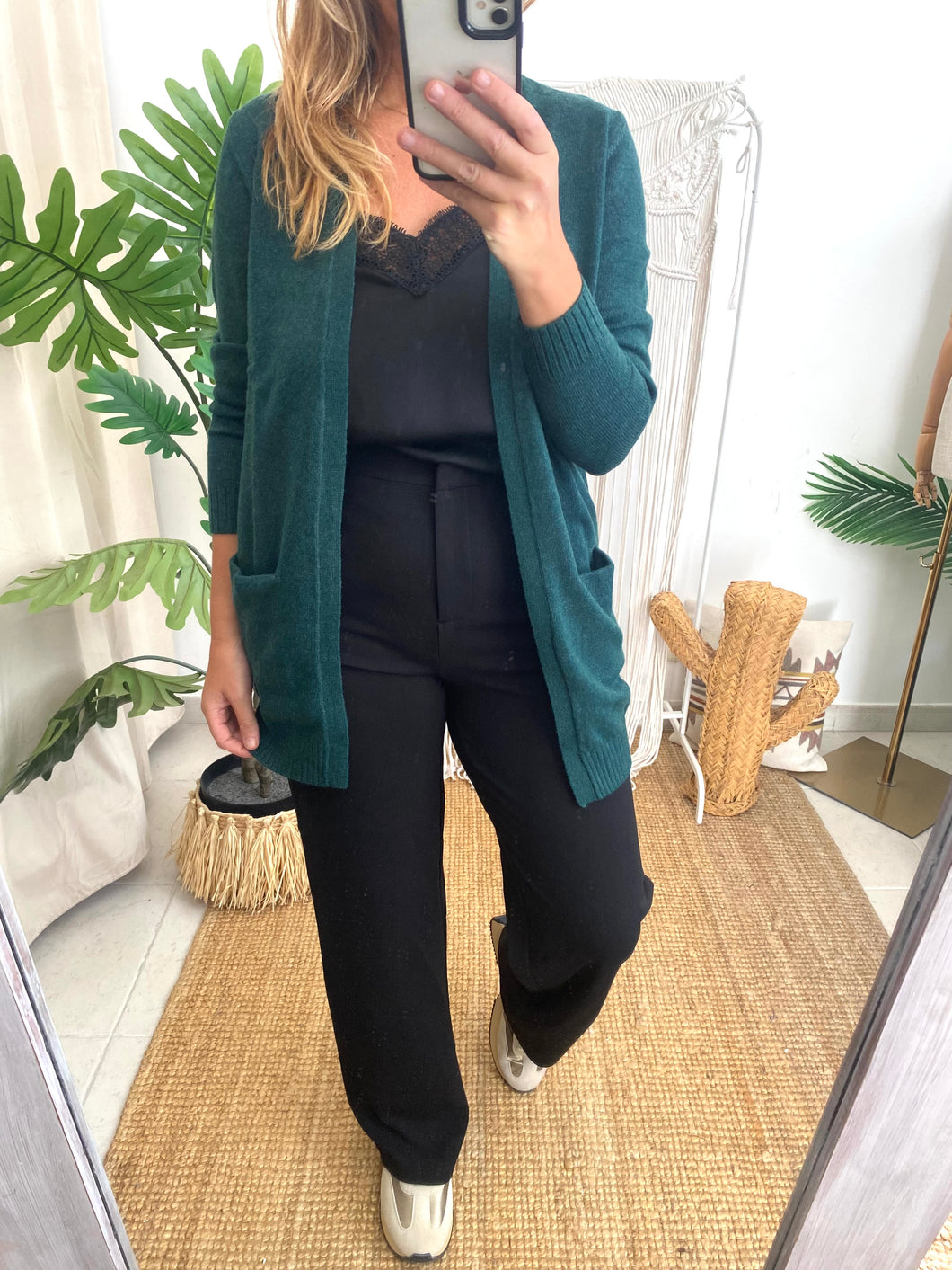 Casaco Viril Open verde Vila