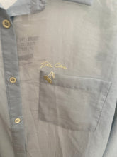 Carregar imagem no visualizador da galeria, Camisa bordado cerejas azul
