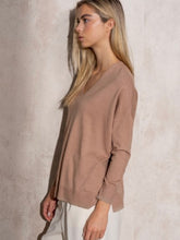 Carregar imagem no visualizador da galeria, Camisola de malha fininha camel Smf
