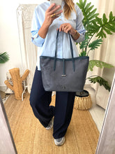 Carregar imagem no visualizador da galeria, Shopper azul Don Algodon
