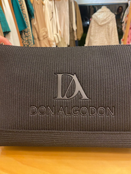 Carteira de mão preto Don Algodon