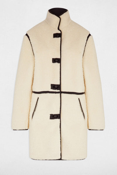 Casaco de pêlo branco Morgan