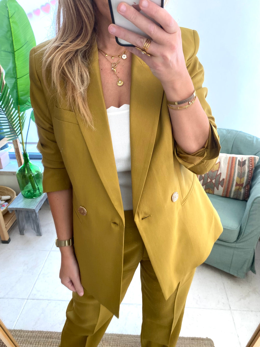 Blazer mostarda Morgan