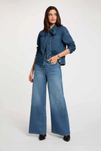 Carregar imagem no visualizador da galeria, Calças Morgan wide leg denim stone
