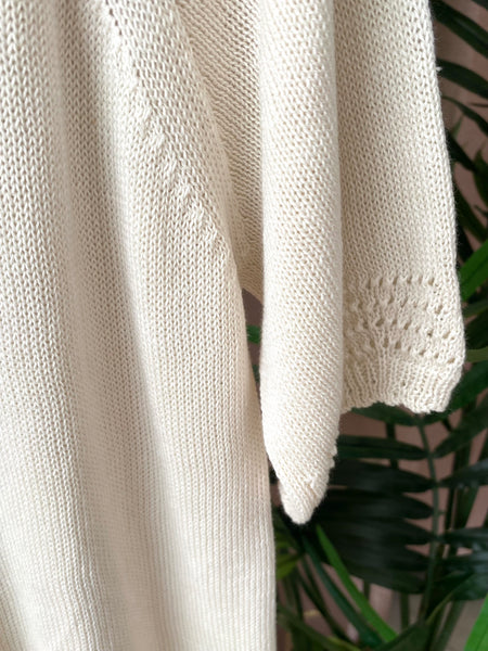 Camisola cru linha
