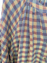 Carregar imagem no visualizador da galeria, Vestido camisa Vichy kaki
