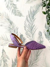 Carregar imagem no visualizador da galeria, Sandália fibras naturais purple Cubanas

