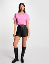 Carregar imagem no visualizador da galeria, T-shirt rosa com brilhantes MORGAN
