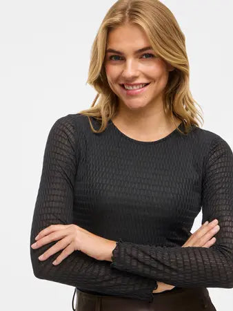 Camisola relevo Vilarine preto