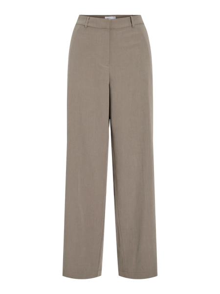 Calça Vila beje modelo clássico