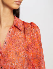 Carregar imagem no visualizador da galeria, Vestido estampado tangerina MORGAN
