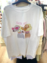 Carregar imagem no visualizador da galeria, T-shirt branca de algodão Bark Off

