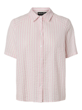 Carregar imagem no visualizador da galeria, Camisa riscas rosa Pieces
