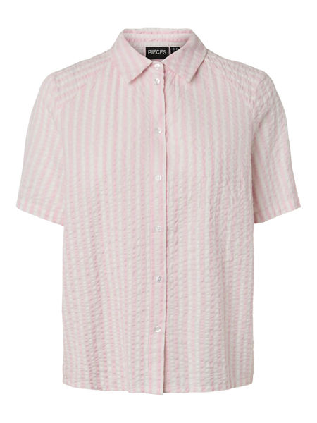 Camisa riscas rosa Pieces