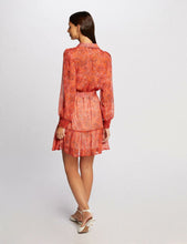 Carregar imagem no visualizador da galeria, Vestido estampado tangerina MORGAN

