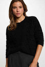 Carregar imagem no visualizador da galeria, Camisola MORGAN malha preto
