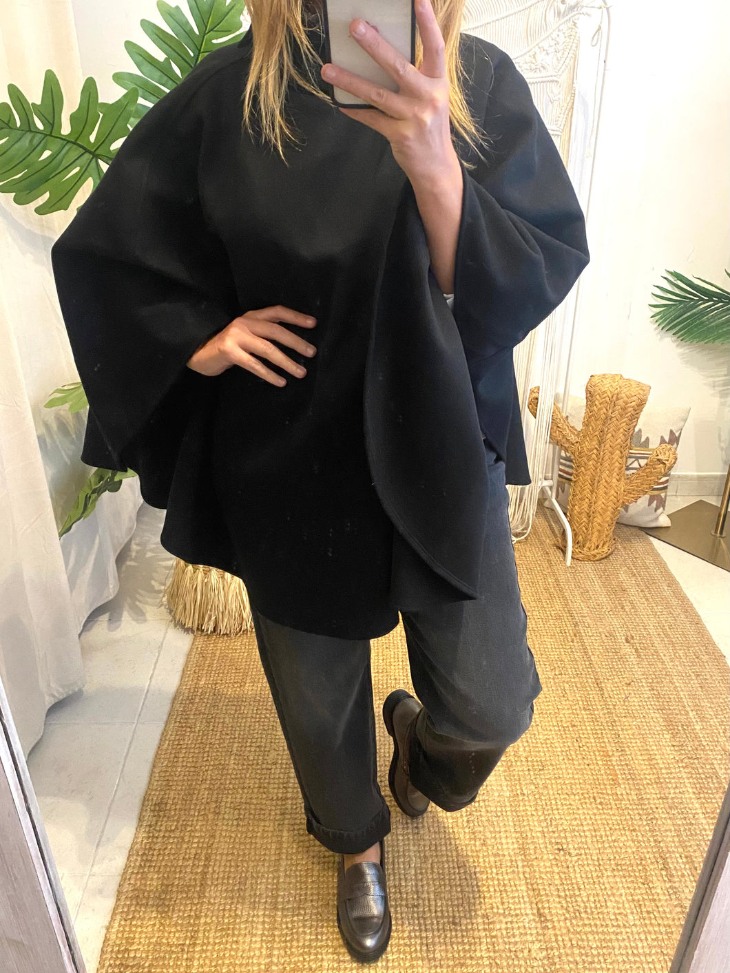 Capa gola alta preto Morgan