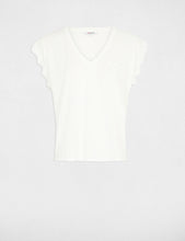 Carregar imagem no visualizador da galeria, T-shirt Morgan branco emblema
