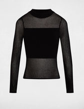 Carregar imagem no visualizador da galeria, Camisola MORGAN malha preto
