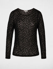 Carregar imagem no visualizador da galeria, Camisola MORGAN leopardo preto
