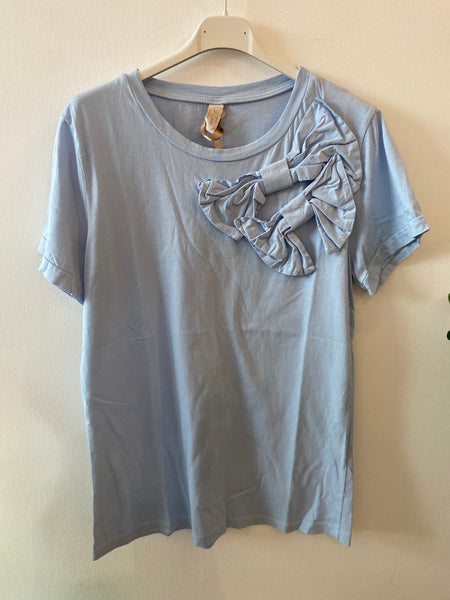 T-shirt laços azul