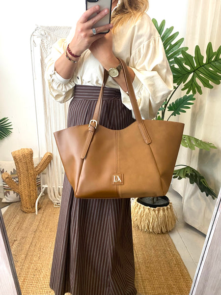 Shopper camel Don Algodon