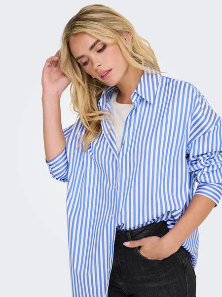 Camisa jdyvesper riscas azuis