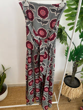 Carregar imagem no visualizador da galeria, Vestido laçada flores grandes verde menta
