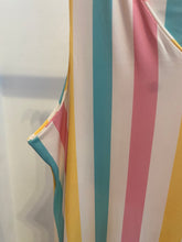 Carregar imagem no visualizador da galeria, Vestido comprido malha fria riscas finas
