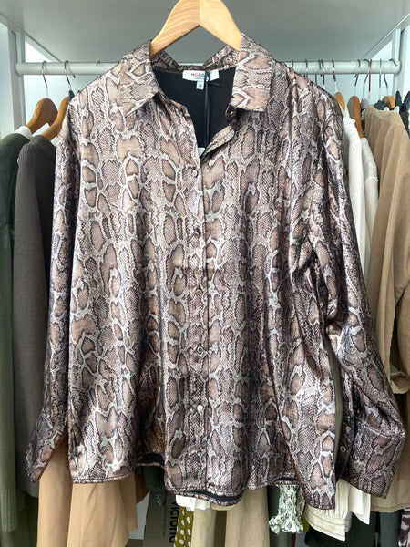 Camisa túnica padrão cobra Morgan