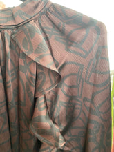 Carregar imagem no visualizador da galeria, Blusa Morgan estampa Bordeaux e preto
