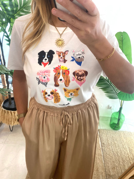 T-shirt branca best friend