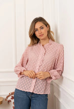 Carregar imagem no visualizador da galeria, Camisa relevo rosa
