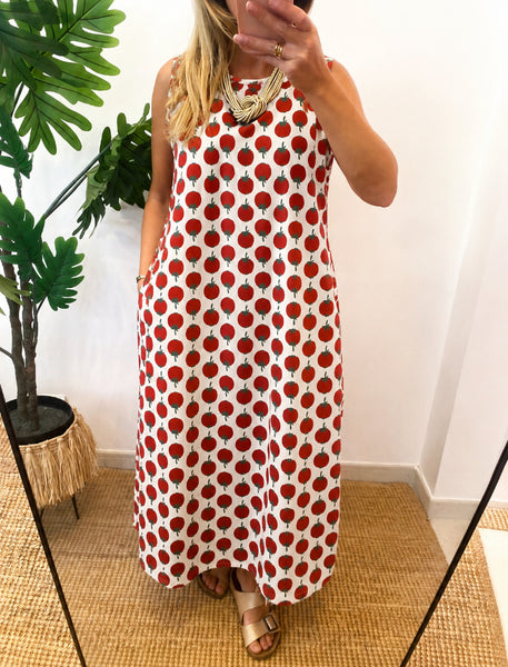 Vestido estampa tomates 🍅
