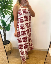 Carregar imagem no visualizador da galeria, Vestido comprido malha fria estampa túlipas
