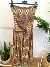 Carregar imagem no visualizador da galeria, Vestido Sardenha mostarda e roxo
