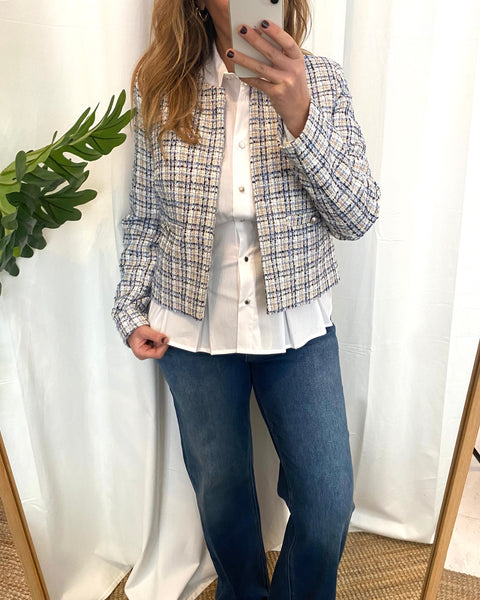 Casaco quadrados MORGAN