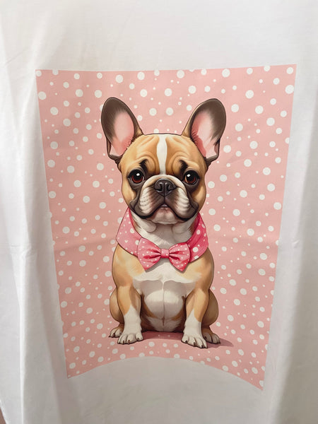 T-shirt branca Bulldog